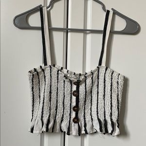 Stripped Crop Top